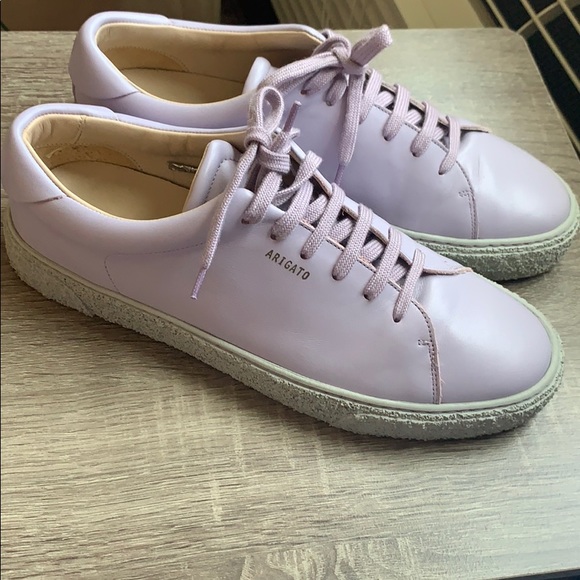 Axel Arigato Other - SOLD X Axel Arigato Lilac Leather Sneakers